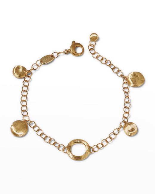 Marco Bicego 18k Jaipur Gold Charm Bracelet