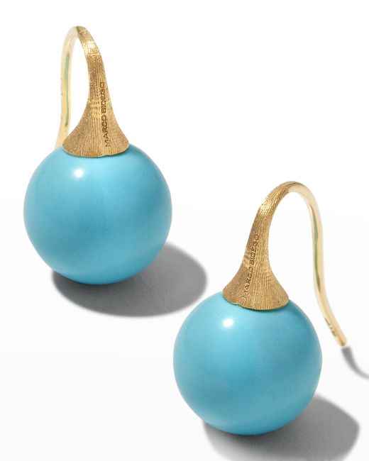 Marco Bicego Africa 18k Turquoise Drop Earrings