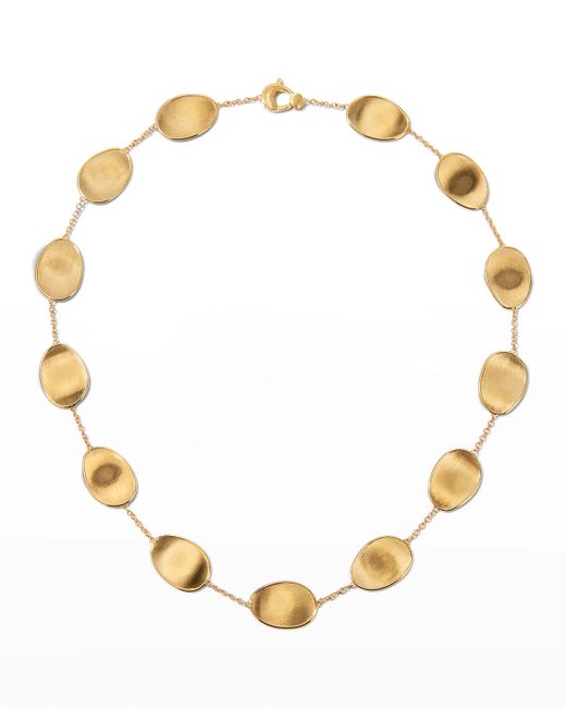 Marco Bicego Lunaria 18k Gold Short Station Necklace