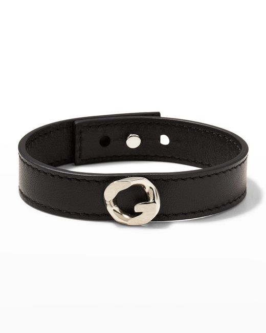 Givenchy G-Chain Leather Bracelet