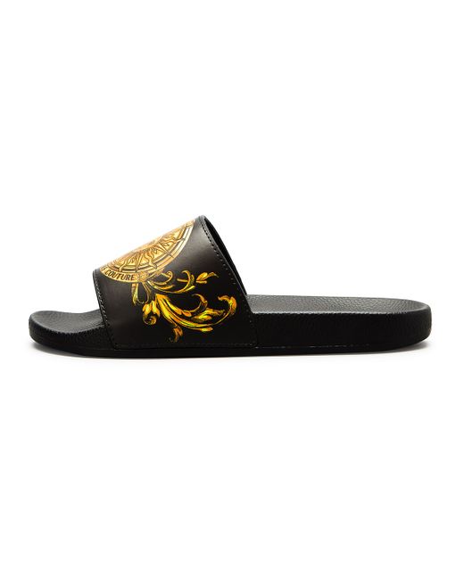 Versace Jeans Couture Garland Sun Rubber Pool Slides