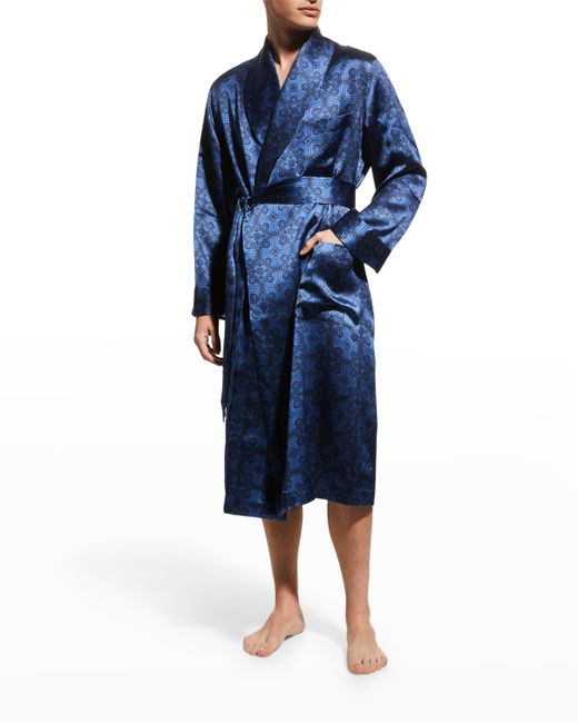 Stefano Ricci Silk Jacquard Dressing Gown Robe