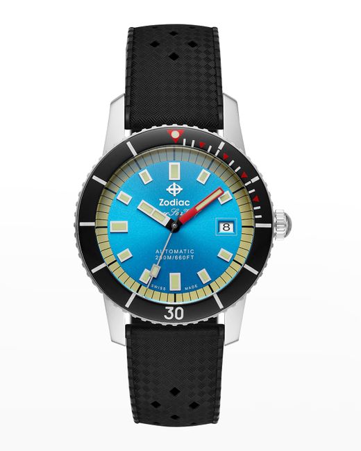 Zodiac Super Sea Wolf 53 Compression Automatic Rubber Watch