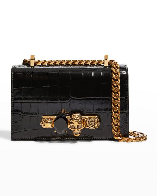 Alexander McQueen Mini Jeweled Satchel Bag