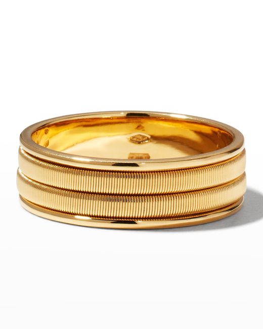 Marco Bicego 18k Gold Ribbed Band Ring 10