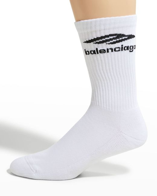 Balenciaga Sport Icon Mid Calf Socks