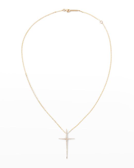 Lana Jewelry Flawless Skinny Pointed Cross Pendant Necklace
