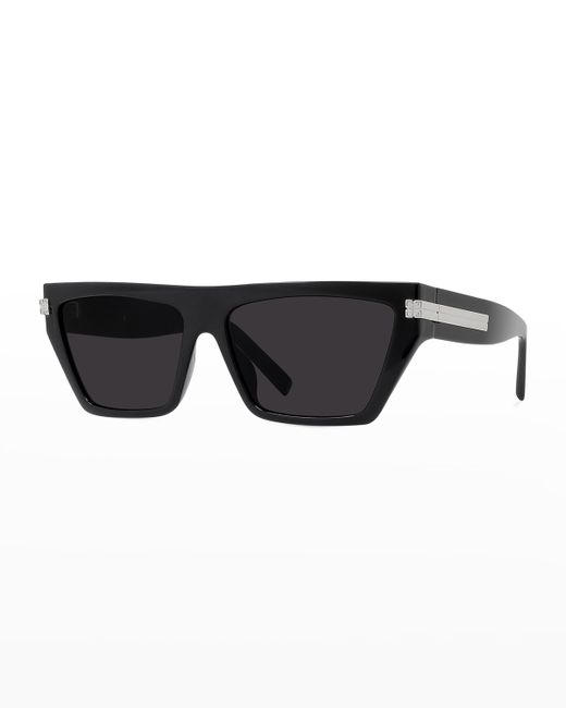 Givenchy 4G Flat-Top Rectangle Sunglasses
