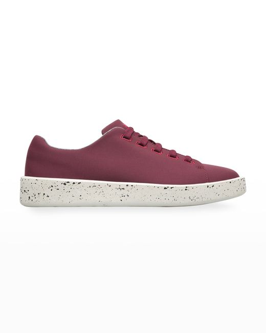 Camper Courb Nylon Speckled Low-Top Sneakers
