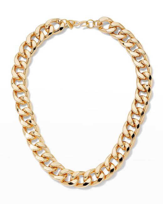 Kenneth Jay Lane Gold Link Necklace