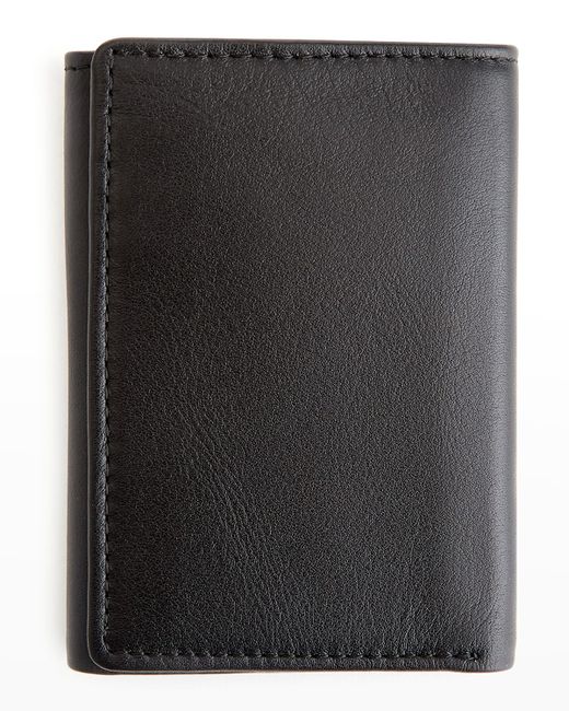 ROYCE New York Personalized Leather Trifold Wallet
