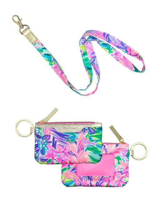 Lilly Pulitzer It Was ID Case Lanyard