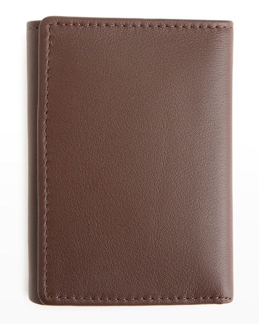 ROYCE New York Personalized Leather Trifold Wallet