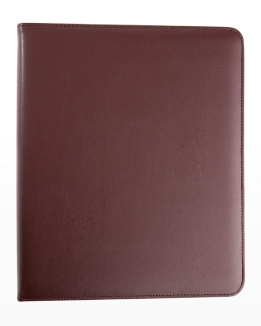 ROYCE New York Personalized Leather 1 Ring Binder