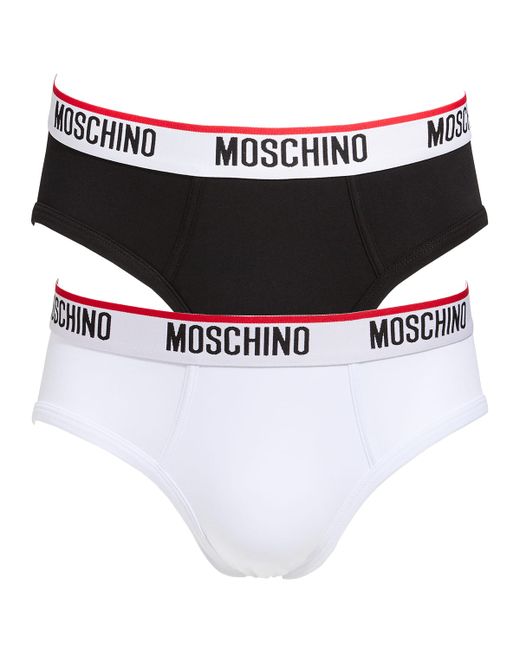 Moschino 2-Pack Logo Briefs