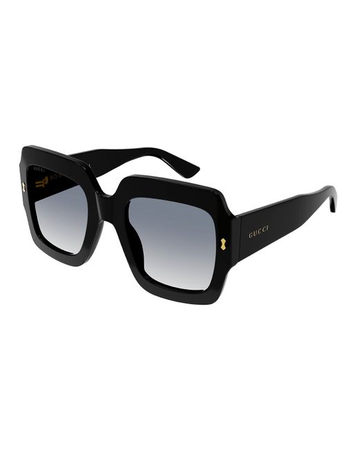 Gucci Gradient Rectangle Acetate Sunglasses