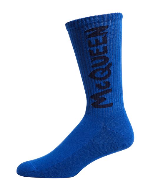 Alexander McQueen Graffiti Logo Socks