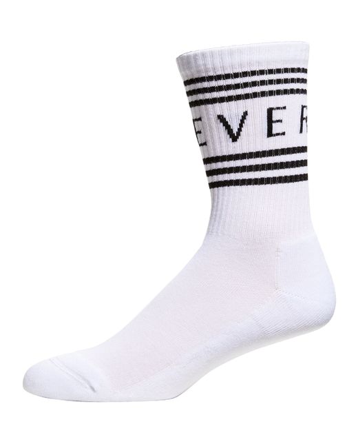 Versace Athletic Band Logo Crew Socks
