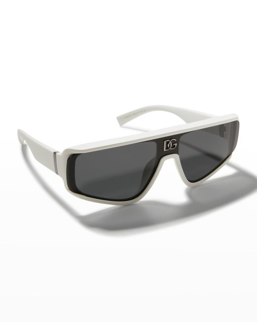 Dolce & Gabbana DG-Logo Flat Top Rectangle Sunglasses