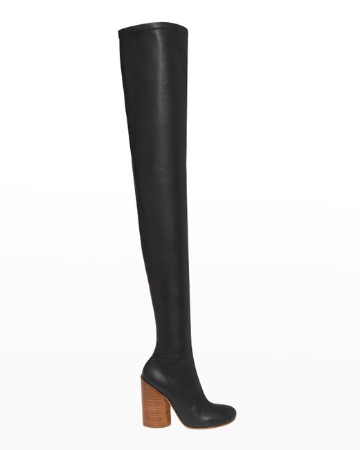 Burberry Thames Zip Over-The-Knee Boots