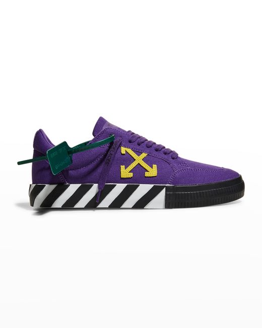 Off-White Exclusive Low Vulcanized Canvas Top Sneakers