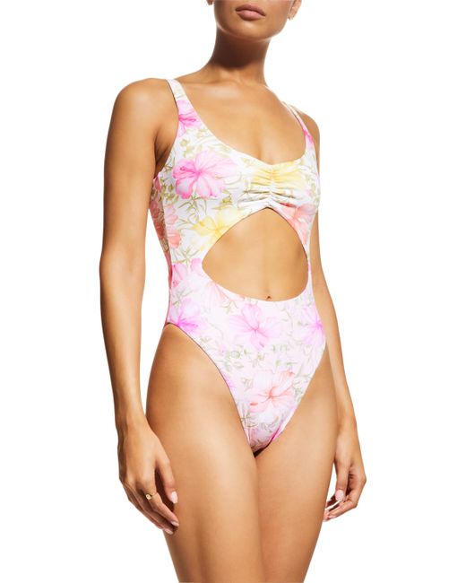 Hurley Cutout One-Piece Swimsuit