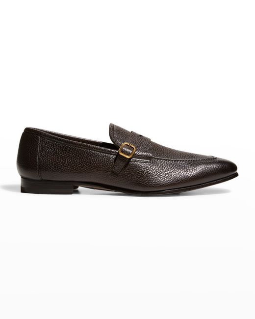 Tom Ford Dover Leather Penny Loafers