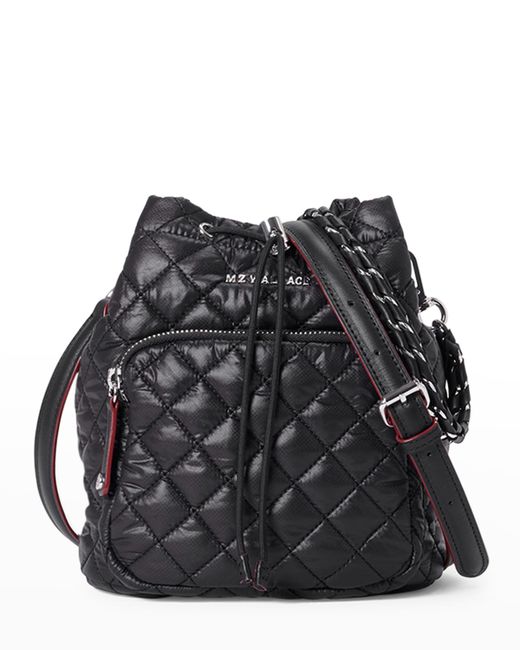 MZ Wallace Crosby Quilted Nylon Bucket Bag