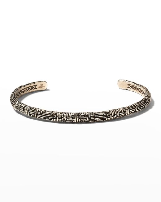 John Varvatos Artisan Woven Texture Cuff Bracelet