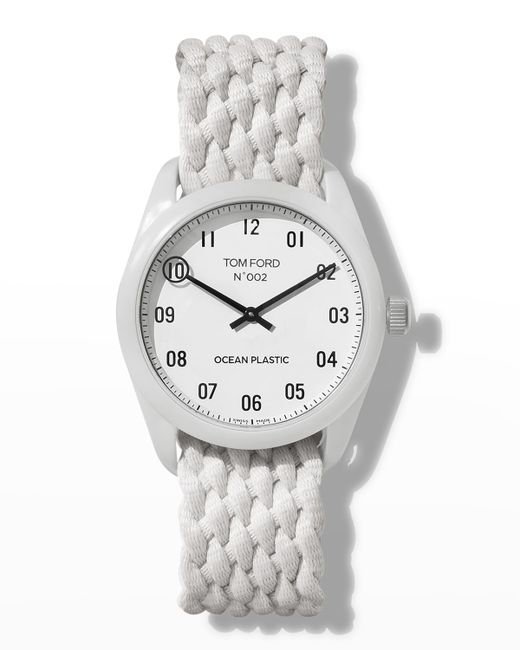 Tom Ford Timepieces N002 Ocean Plastic Stainless Steel Watch 40mm