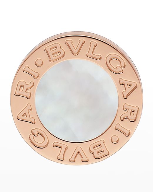 Bvlgari Rose Gold Mother-of-Pearl Stud Earring Single