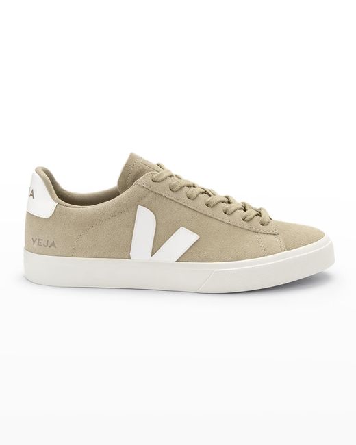 Veja Campo Bicolor Leather Low-Top Sneakers