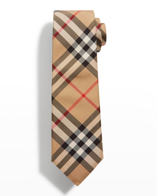 Burberry Manston Check Silk Tie