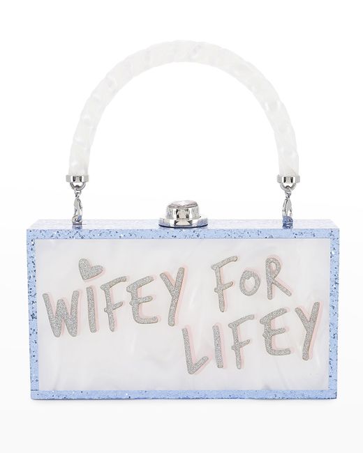 Sophia Webster Cleo Wifey for Lifey Clutch Bag