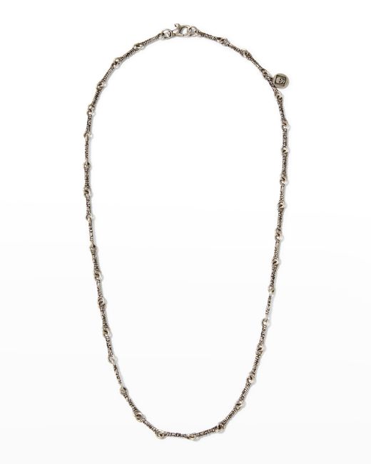 John Varvatos Artisan Woven Texture Chain Necklace 24L