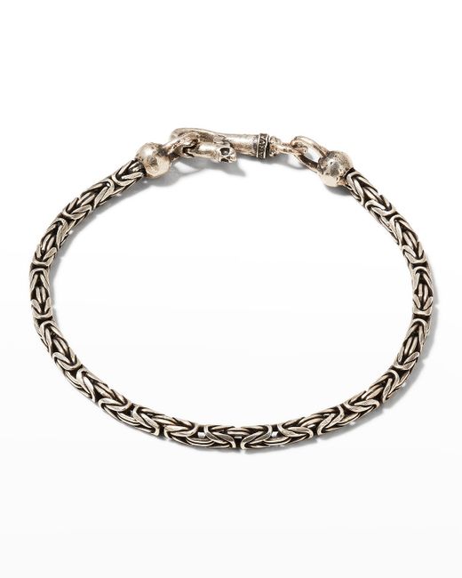 John Varvatos Artisan Woven Chain ID Bracelet