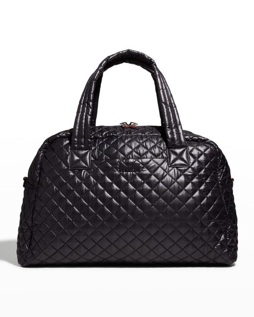 MZ Wallace Jim Travel Quilted Nylon Duffel Bag