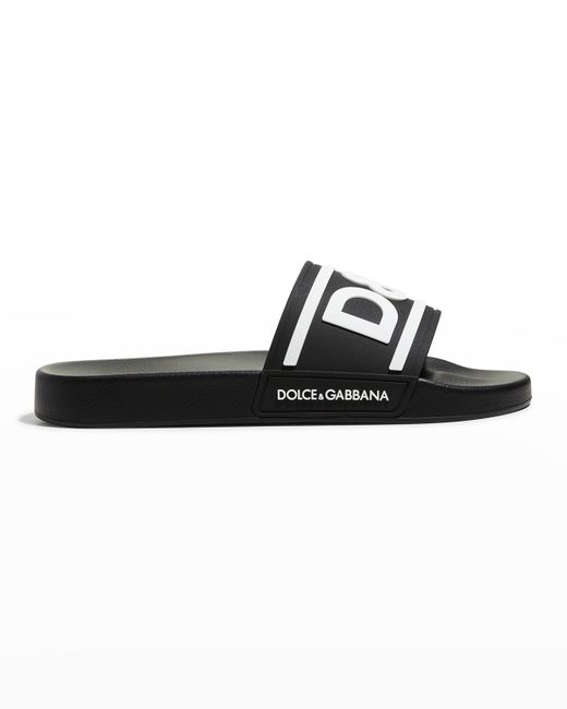 Dolce & Gabbana Logo Pool Slides