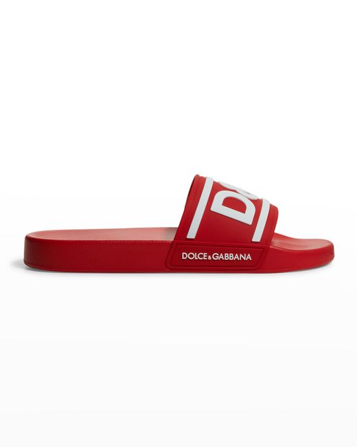 Dolce & Gabbana Logo Pool Slides