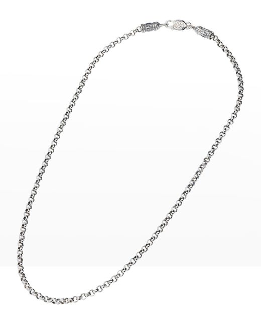 Konstantino Sterling Cable Chain Necklace 24L