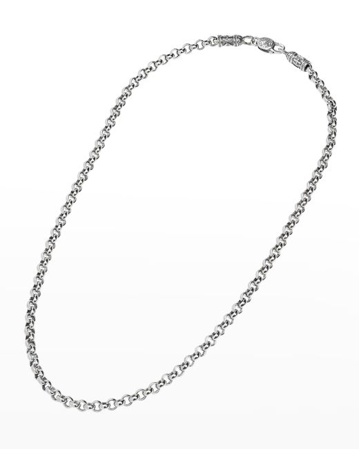 Konstantino Sterling Cable Chain Necklace 18L