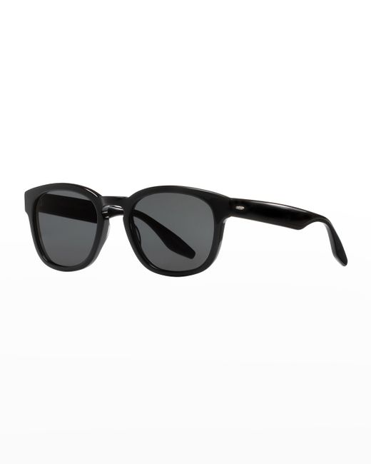 Barton Perreira Nelson Keyhole-Bridge Rectangle Sunglasses