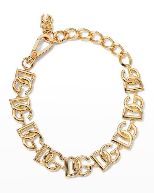 Dolce & Gabbana DG Logo Chain Necklace