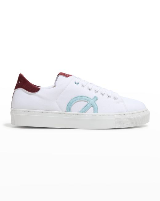 Loci Nine Tricolor Low-Top Court Sneakers