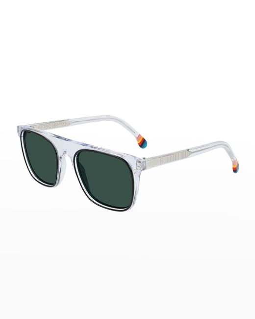 Paul Smith Flat-Top Rectangle Sunglasses