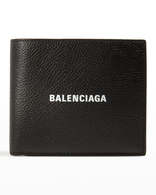 Balenciaga Leather Bifold Wallet w Coin Pocket