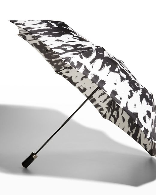 Alexander McQueen Graffiti Collapsible Umbrella