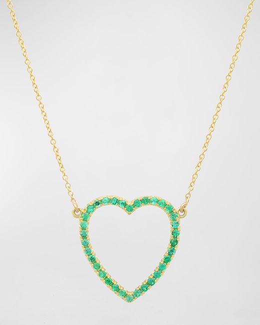Jennifer Meyer Large Open Heart Necklace