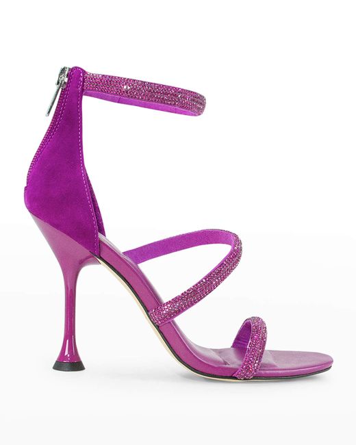 Marc Fisher LTD Carita Crystal Ankle-Strap Sandals