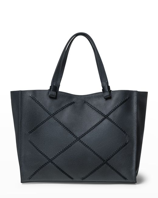 Callista Medium Braided Leather Tote Bag